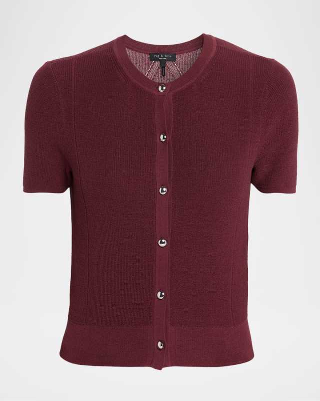 Dina Short-Sleeve Cardigan